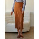 Clover Satin Maxi Skirt