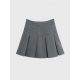 Casual High Waist Pleated Skirt